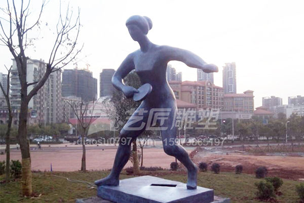 玻璃钢体育人物雕塑