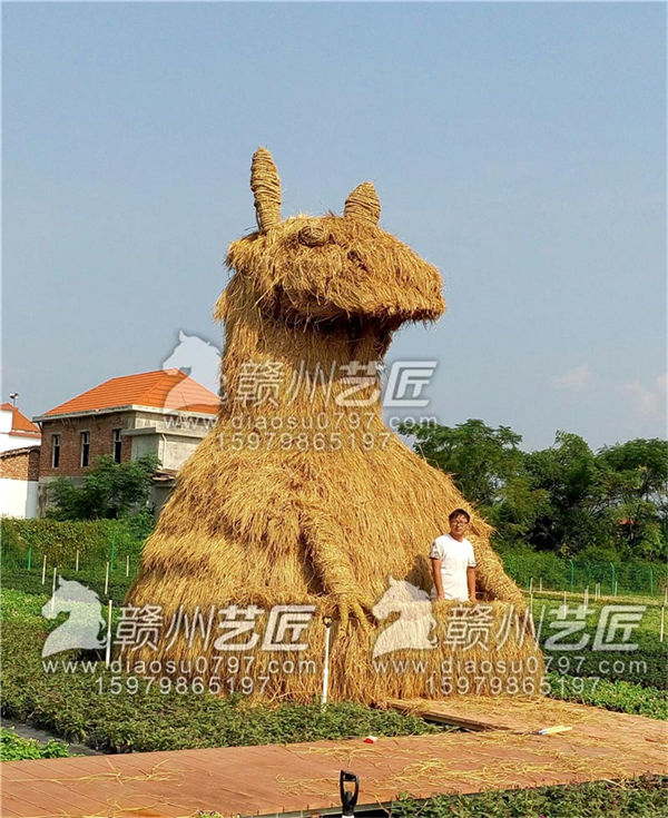 江西稻草人雕塑