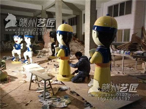 赣州艺匠雕塑制作卡通人物