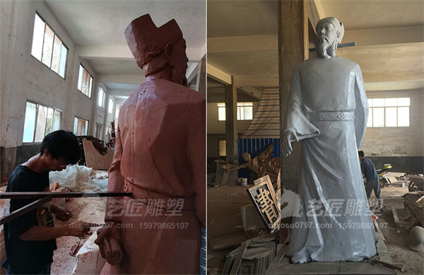 艺匠雕塑文天祥雕像