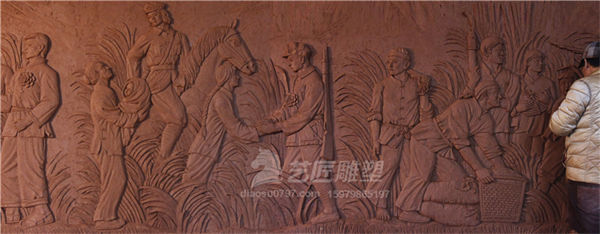 赣州红色文化浮雕