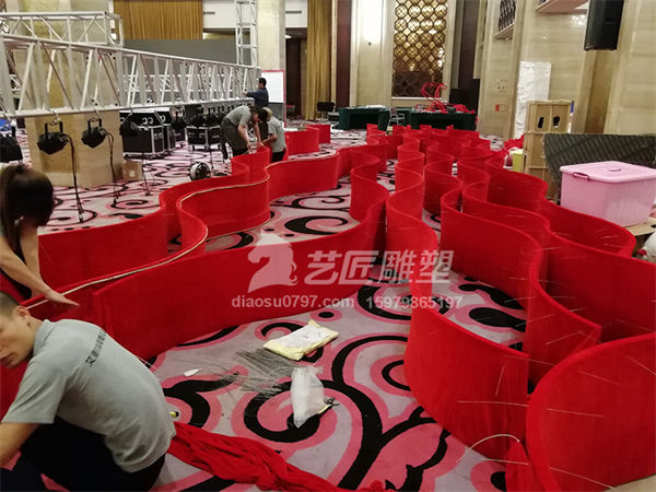 赣州艺匠雕塑承接婚庆道具制作。亦可租赁。
