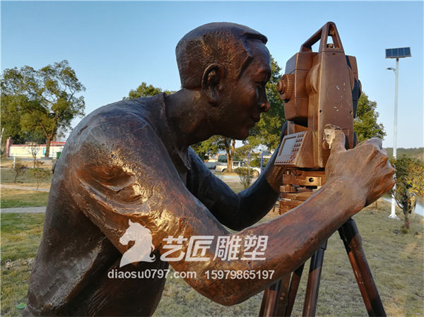 赣州玻璃钢雕塑 赣州水文局雕塑