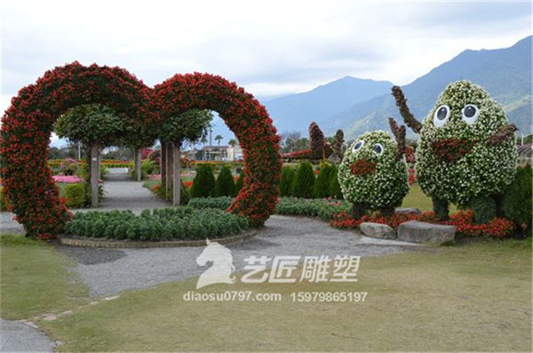 城市绿雕 园林景观绿雕