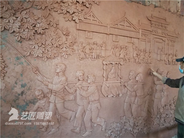 浮雕壁画 景观浮雕