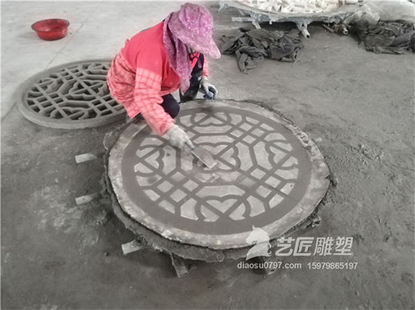 水泥雕塑 建筑装饰GRC构件