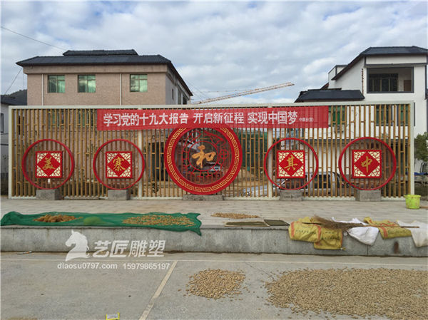 铁艺雕塑 特色小镇铁艺制作