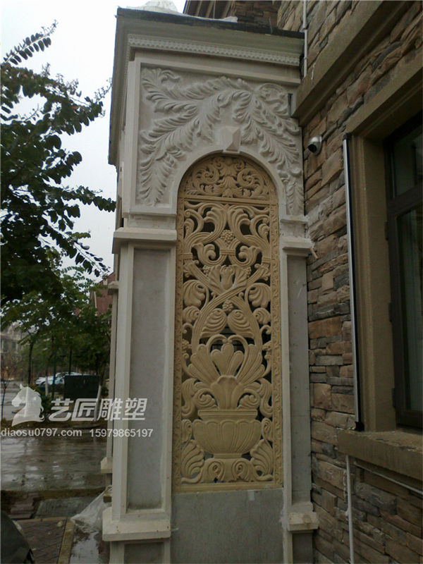 建筑细部雕塑 砂岩浮雕