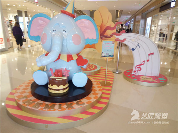大型商场卡通雕塑 主题文化商场雕塑