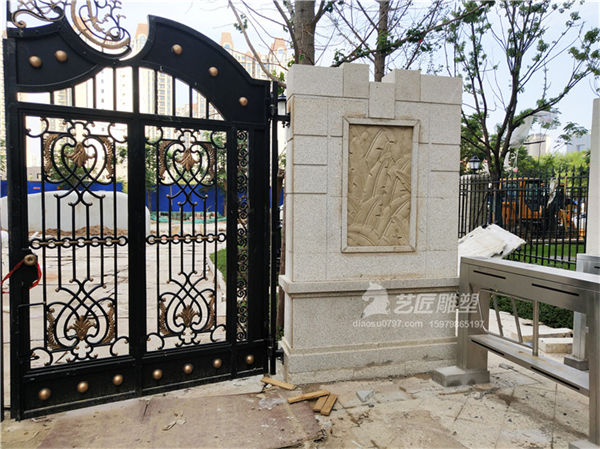 建筑细部雕塑 园林景观砂岩雕塑