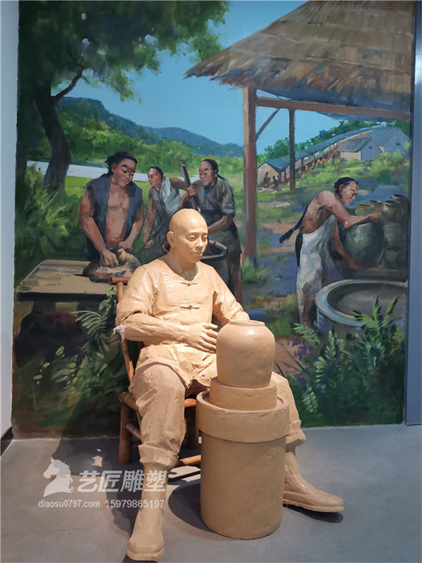 制陶雕塑 赣州玻璃钢雕塑厂家