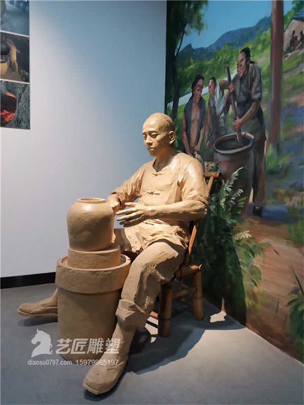 制陶雕塑 江西玻璃钢雕塑厂家