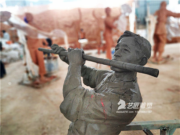 玻璃钢人物雕塑 赣州艺匠雕塑