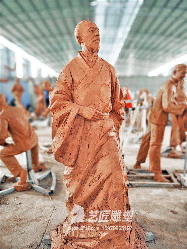 古代名人雕塑 铸铜雕塑厂家