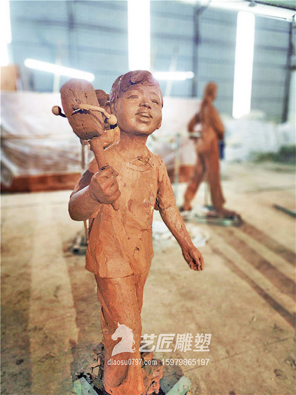 民俗人物雕塑 赣州玻璃钢雕塑
