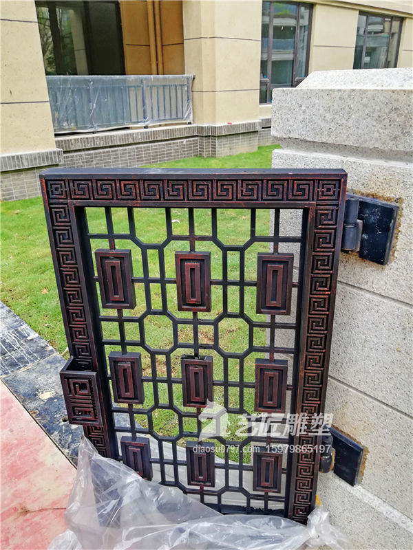 赣州铁艺大门厂家 赣州艺匠雕塑