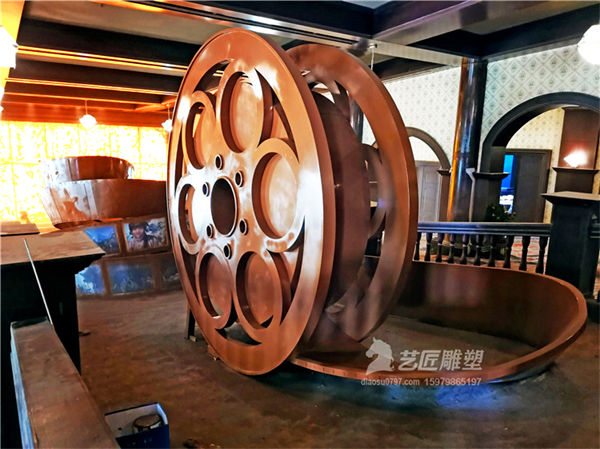 江西不锈钢电影胶卷 江西不锈钢雕塑