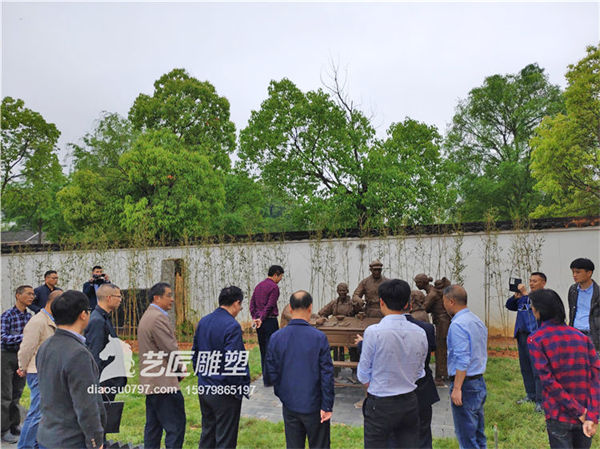 赣州红军铸铜雕塑 赣州铸铜雕塑厂家