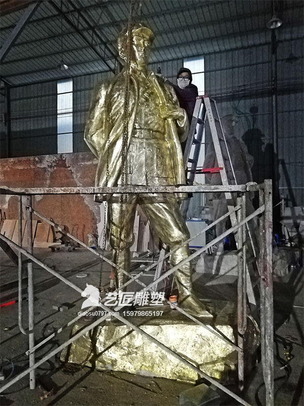 上饶潘阳红军大铜雕 铸造铜雕塑