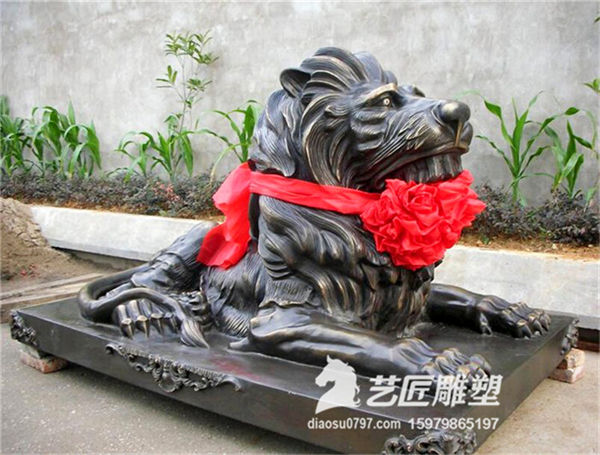 江西铸铜狮子雕塑 江西铸铜雕塑厂