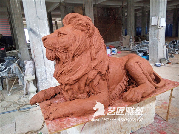 赣州铸铜狮子雕塑 赣州铸铜雕塑厂