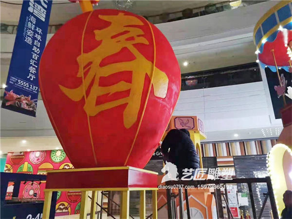 赣州美陈道具定制 赣州商场美陈泡沫雕塑