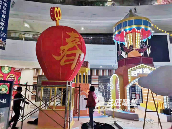 春节泡雕 赣州泡沫雕塑