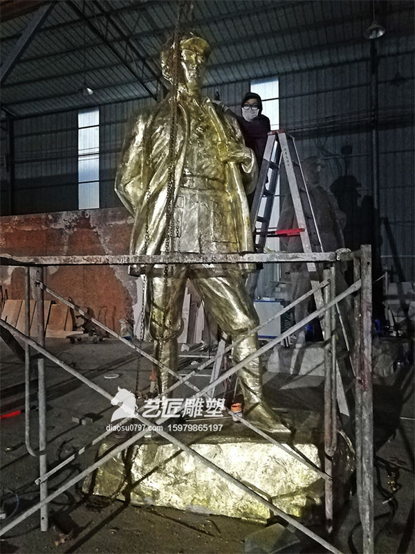 赣州铸铜雕塑 江西红色文化雕塑