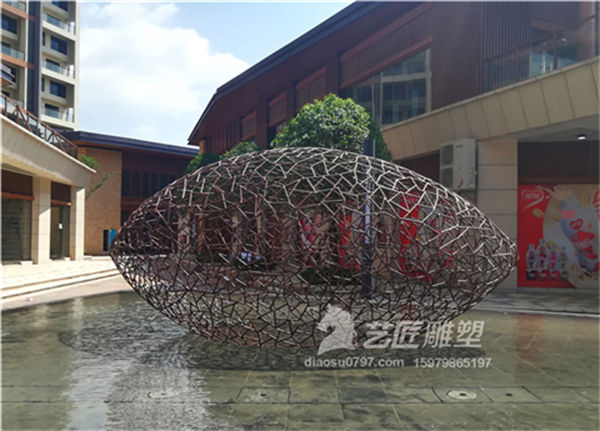 江西铁艺镂空雕塑 赣州铁艺景观雕塑