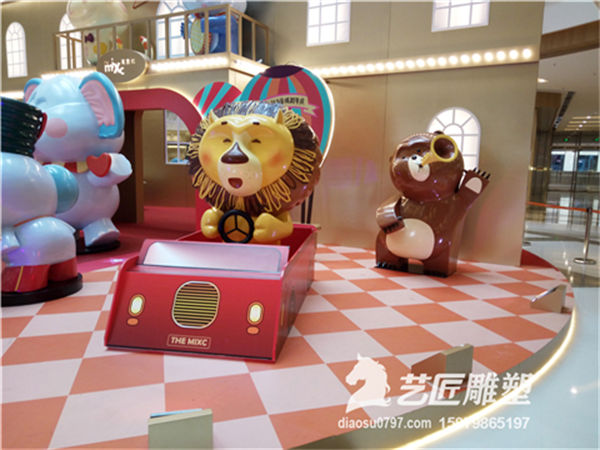 赣州玻璃钢卡通雕塑 玻璃钢雕塑