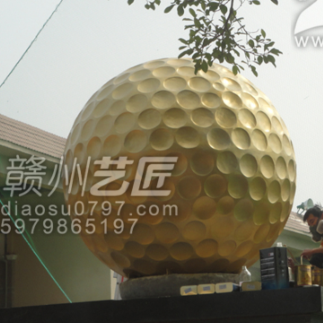 赣州 玻璃钢高尔夫球雕塑