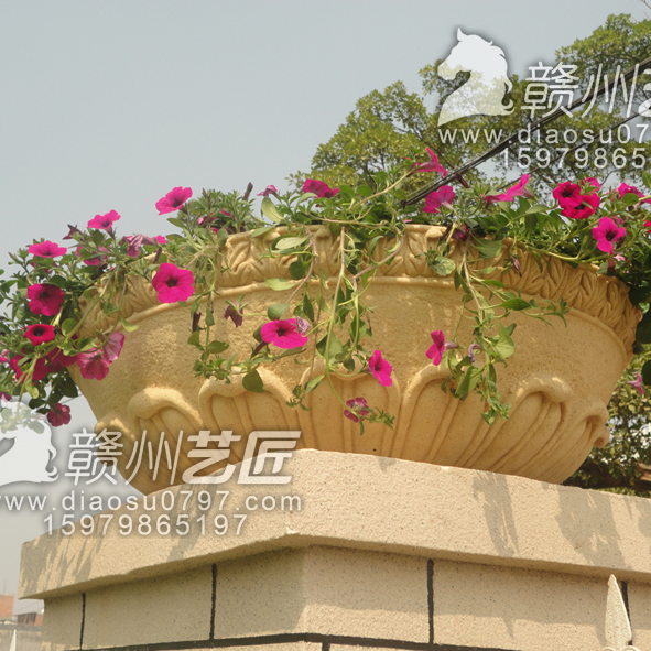 赣州星洲湾 砂岩花盆