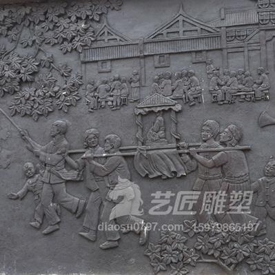 赣县服务区 客家风俗浮雕