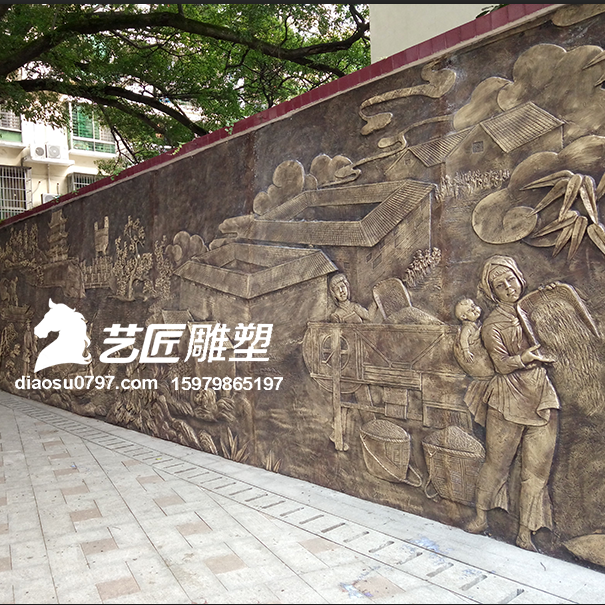 赣州 滨江小学浮雕