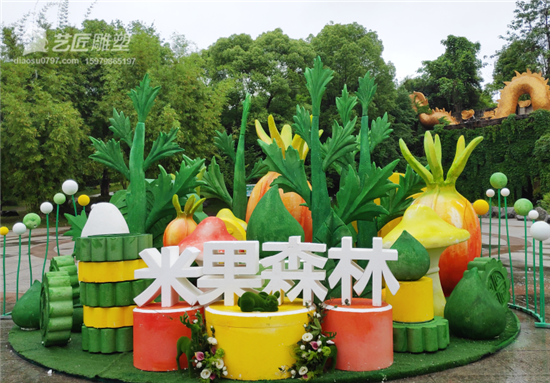 节日美陈，泡沫雕塑