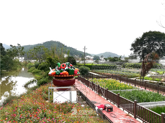 赣县五云蔬菜瓜果雕塑