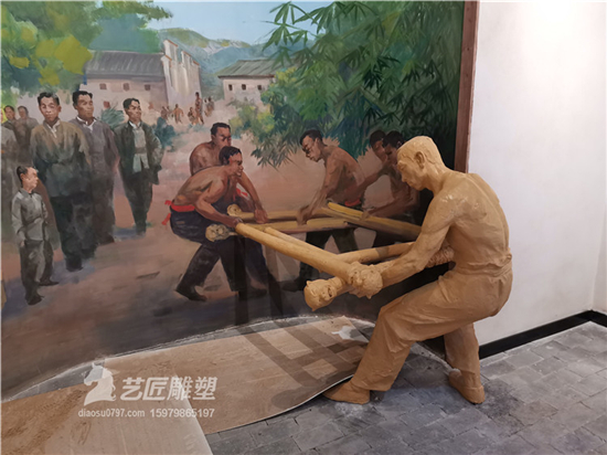 江西（赣县）客家博物院客家习俗人物雕塑